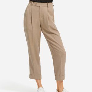 Everlane Put-Together Pleat Pant in Khaki